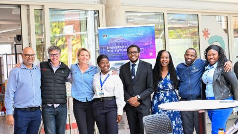 UoF pre-exhibition with steering committee members